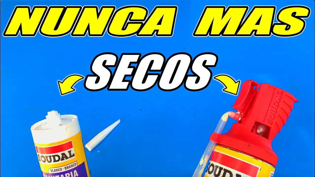 METODO para UTILIZAR el bote de silicona y poliuretano 👉 ( MUCHAS VECES )