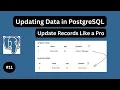 How to Update a Record in PostgreSQL - PostgreSQL Tutorial