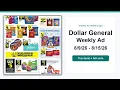 Dollar General Weekly Ad 26 - 26 Top Deals