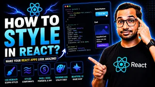 How to Style in React CSS in React Inline Modules Tailwind React Tutorial for Beginners