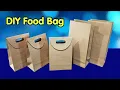 Download Lagu DIY Food Bag unik dari kertas nasi - Paper Bag makanan