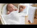 Snuggle Cloud Blanket Super Chunky Crochet Baby Blanket Pattern SOFT and SNUGGLY 1 Row Repeat