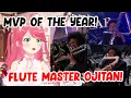 Miko Amazed by the Performance of Flute Master Ojisan in The Game Awards