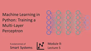 Machine Learning in Python Training a Multi-Layer Perceptron