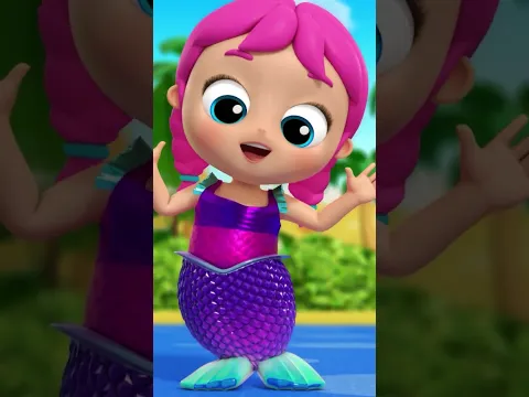Watch Jill Swim Like a Mermaid! 🧜‍♀️ #littleangel #shorts #mermaid