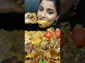 ASMR Eating Spicy Mutton Josh,Chicken Dum Biryani,Liver Fry,Egg Curry Big Bites ASMR Eating Mukbang