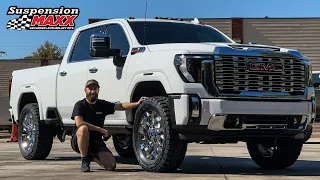 Suspension MAXX Leveling Kit Elevate Your GMC 2500 Denali 37 Toyo Tires 22 OE Replica Wheels