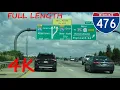 Interstate 476 northbound 4K