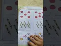 tick (✓) for more objects and cross (×) for less objects.