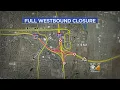 WB C-470 Lanes Closed In Express Lane Project