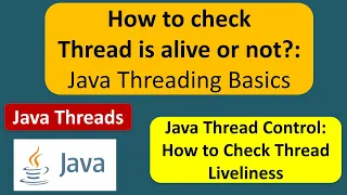 How to check Thread is alive or not Java Threads