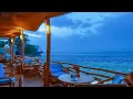 Download Lagu ☕Summer Atmosphere of a Coastal Cafe with relaxing Bossa Nova Music and Sound of Ocean Waves 🏖