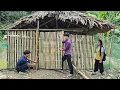 Lagu Quang and his father made a new door and designed a gate out of bamboo, a symbol of peaceful living