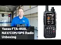 Color Screen Aviation Radio with GPS and Bluetooth - Yaesu FTA-850L unboxing Product PIREP