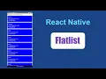 React native tutorial in hindi Flatlist in React native