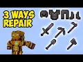 Minecraft how to repair netherite tools 3 WAYS