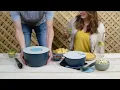 Pampered Chef summer23 on the go serving bowl set social loop usca