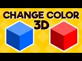How To Change Color Of 3D Object In Unity Game Change Material Color Pressing UI Button Script