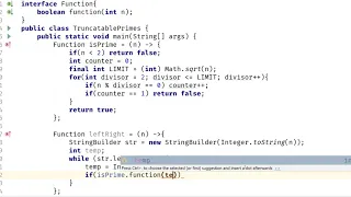 Project Euler Solution 37 Truncatable primes Java prime factorization prime numbers