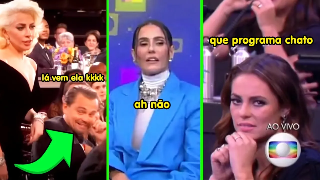 VERGONHA ALHEIA: As Reações Mais ABSURDAS dos Famosos !