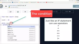 8 While Loops Python in 60 seconds or less series