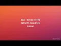 SZA - Doves In The Wind ft. Kendrick Lamar (Lyrics)