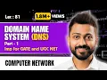Lec-81 Domain Name System DNS in computer Networks