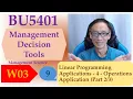 Linear Programming Applications - 4