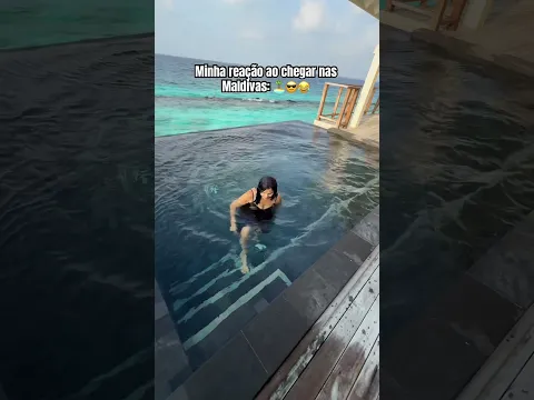 Quem aí faria igual? 😂😂😂 Maldivas é surreal 🇲🇻