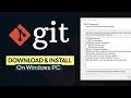 How to Download and Install Git on Windows