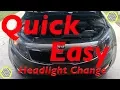 How to Change Headlight Bulbs on 2011-2013 Kia Optima - QUICK N EASY