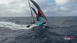 New York Vendee Transat June 03.24 Report. Nico’s Broken His Bowsprit AGAIN! Charlie Leads Boris