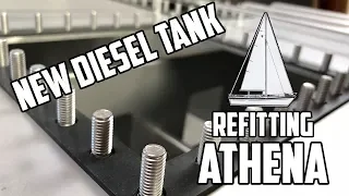Sail Life – The new diesel tank & back in the engine compartment – diy sailboat refit