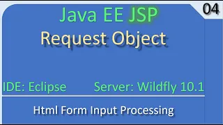 Form Processing in JSP JavaEE JSP Tutorial