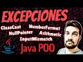 EXCEPCIONES en Java Cuales hay