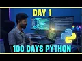 Day 1 - 100 Days of Python Challenge Starting My Coding Journey