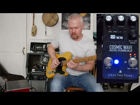 New Pedal: Free The Tone Cosmic Wave CW-1Y Filtering Delay