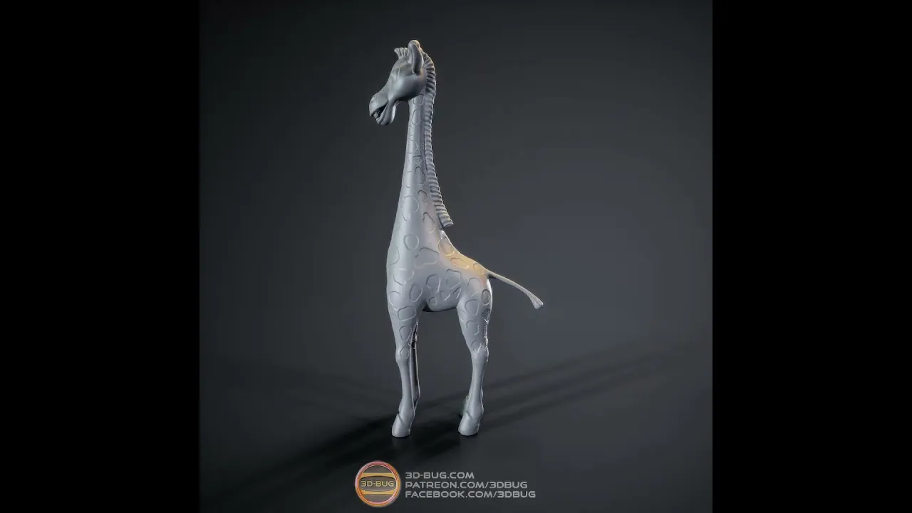 Stylized giraffe video thumbnail
