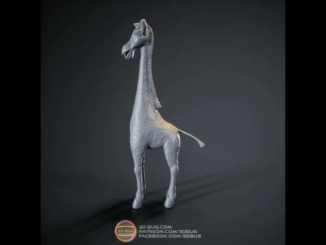 Stylized giraffe video thumbnail