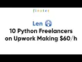 10 Python Freelancers on Upwork Making and More to Len