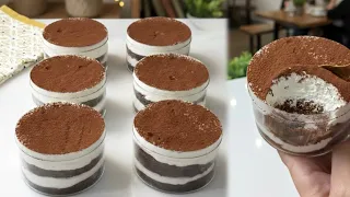 تيراميسو بدون مسكربون في دقائق وبنة خيالية😋