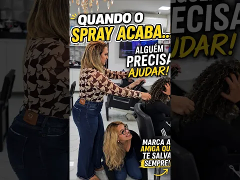Quando o spray acaba alguém tem que ajudar #humor