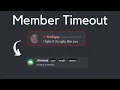 TIMEOUT Members from chatting and joining voice channels DiscordJS V13 Tutorials