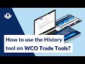 WCO Trade Tools Harmonized System Origin History Tool