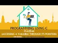 PROGRAMMING USING C CLASS-60 Accessing a variable through its pointer