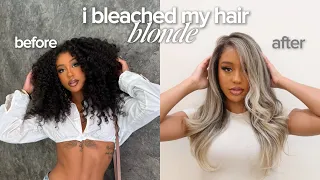 weekly vlog | bleaching my hair BLONDE, going to the grammys, and getting my life together