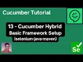 13 Cucumber Tutorial Cucumber BDD Framework Creation
