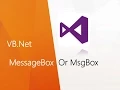 VB Net MessageBox or MsgBox Complete Tutorial