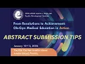 2026 FDS Abstract Submission Tips