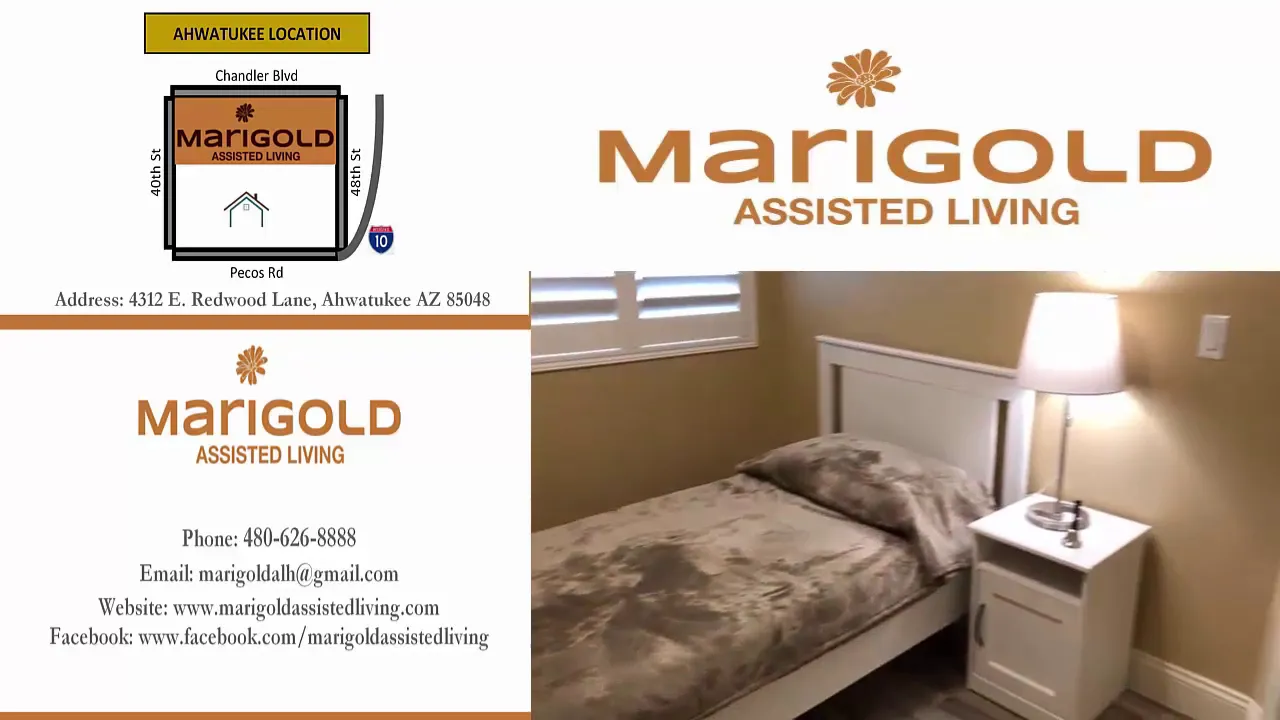 Marigold Assisted Living video tour - YouTube thumbnail